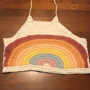 Crochet halter